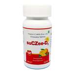Suczee-D3 Vitamin C with Zinc + D3 Chewable Tablets